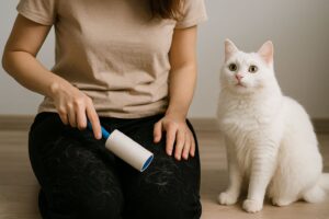 Tierhaare von Kleidung entfernen